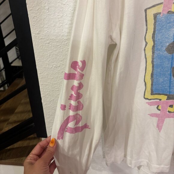 Daydreamer Pink Floyd Division bell long sleeve tee in Vintage white - Picture 5 of 7